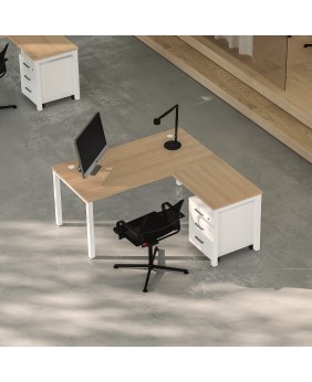 mesa oficina nova plus con ala lateral